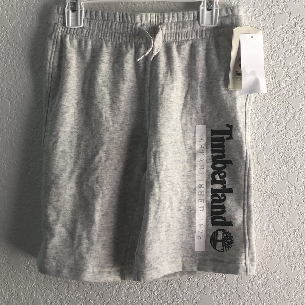 Timberland Big Boys Regular Fit Logo Print Knit Short